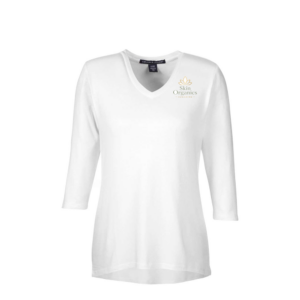 Women's ¾-Sleeve V-Neck Top