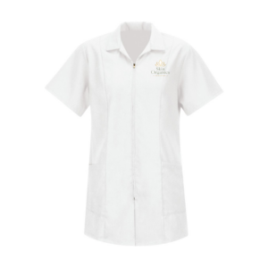 Women's Zip-Front Smock